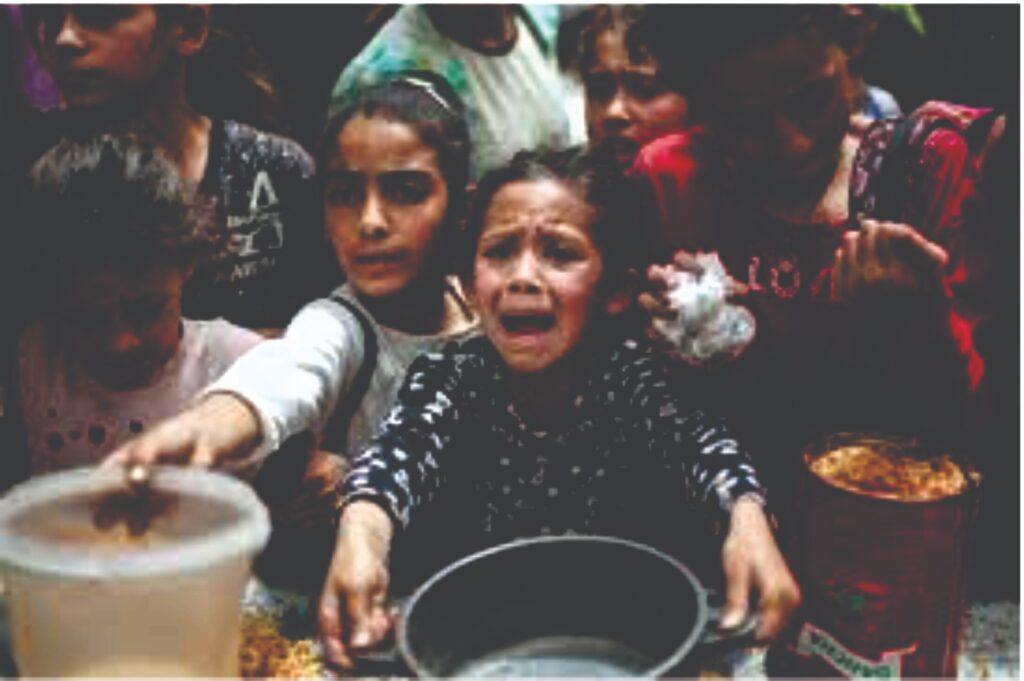 AS CRIANÇAS FAMINTAS DE GAZA